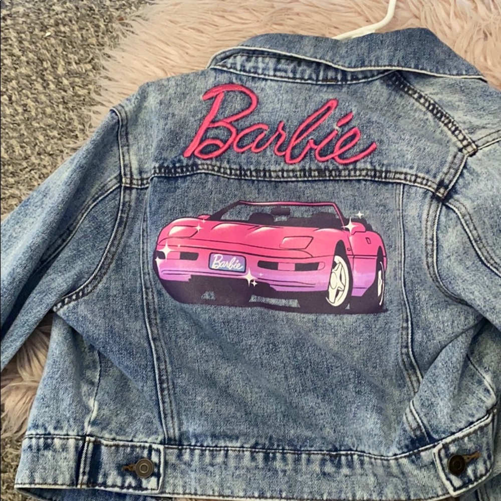 Barbie Acid Wash Jean Jacket